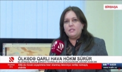 Ölkədə qarlı hava şəraiti hökm sürür