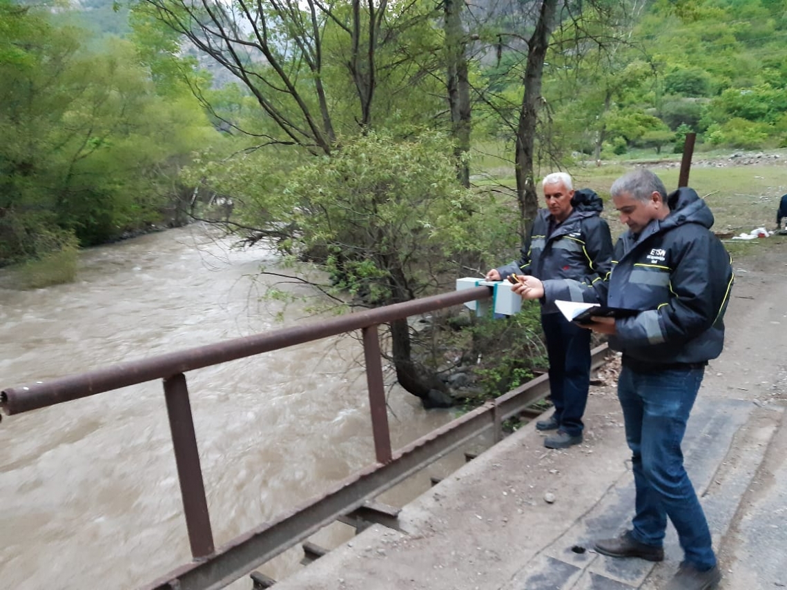 Azərbaycanın işğaldan azad olunmuş ərazilərində çaylar üzərində ölçü işlərinə başlanılmışdır