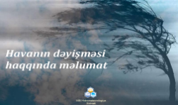 Havanın dəyişməsi haqqında məlumat
