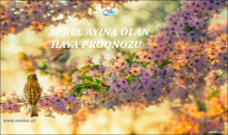 Aprel ayına olan hava proqnozu