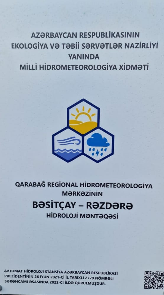 İşğaldan azad olunmuş ərazilərdə avtomat hidroloji stansiyaların qurulması layihəsi çərçivəsində təlimlər davam etdirilir