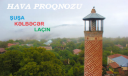 Şuşa,  Kəlbəcər, Laçında hava şəraiti