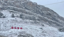 Qarlı Şuşadan heyrətamiz görüntülər