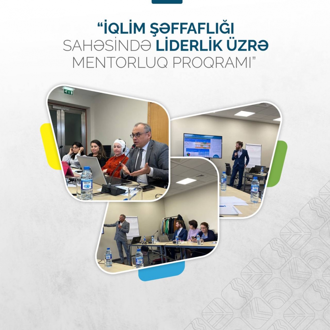 “Azərbaycanda iqlim şəffaflığı sahəsində liderlik üzrə mentorluq proqramı” ilə bağlı təlim başa çatıb
