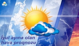 İyul ayına olan hava proqnozu