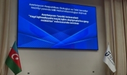 “Yaşıl iqtisadiyyata keçid, iqlim dəyişmələrinə qarşı mübarizə” mövzusunda maarifləndirici, silsilə seminar keçirilmişdir