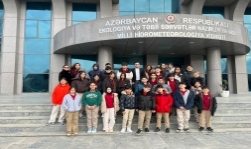 Milli Hidrometeorologiya Xidmətində Evrika Liseyinin şagirdlərinin iştirakı ilə ekoloji maarifləndirmə xarakterli görüş keçirilib