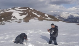 Yüksək dağlıq ərazilərdə qarölçmə işləri yekunlaşıb