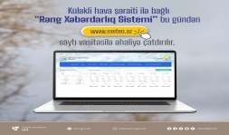 Küləkli hava şəraiti ilə bağlı xəbərdarlıqlar artıq rəng şkalası ilə təqdim olunur