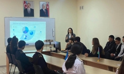 Milli Hidrometeorologiya Xidmətinin mütəxəssisləri tələbələrlə görüş keçirib