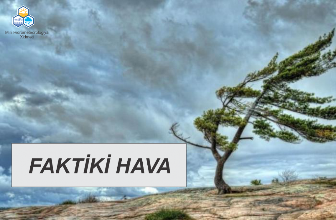 Dekabrın 16-sı saat 9:00-a olan faktiki hava