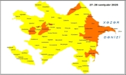 Küləkli hava şəraiti ilə bağlı sarı və narıncı xəbərdarlıq verilib
