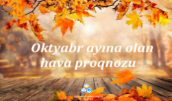 Oktyabr ayına olan hava proqnozu