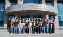 “II Yaşıl düşüncə maarifləndirmə proqramı”nın iştirakçıları Milli Hidrometeorologiya Xidmətində ekskursiyada olublar