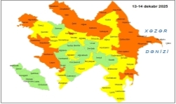 Küləkli hava şəraiti ilə bağlı sarı və narıncı xəbərdarlıq verilib