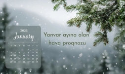 Yanvar ayına olan hava proqnozu