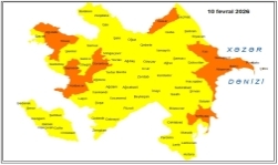 Küləkli hava şəraiti ilə bağlı sarı və narıncı xəbərdarlıq verilib