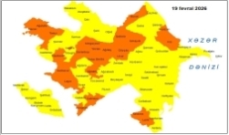 Küləkli hava şəraiti ilə bağlı sarı və narıncı xəbərdarlıq verilib