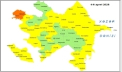 Küləkli hava şəraiti ilə bağlı sarı və narıncı xəbərdarlıq verilib