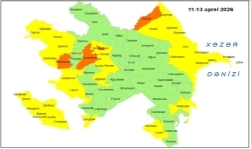 Küləkli hava şəraiti ilə bağlı sarı və narıncı xəbərdarlıq verilib