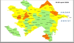 Küləkli hava şəraiti ilə bağlı sarı və narıncı xəbərdarlıq verilib