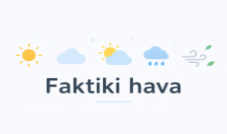 Mayın 19-u saat 18:00-a olan faktiki hava