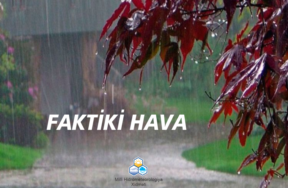 İyunun 28-i saat 12:00-a olan faktiki hava