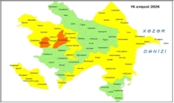 Küləkli hava şəraiti ilə bağlı sarı və narıncı xəbərdarlıq verilib.