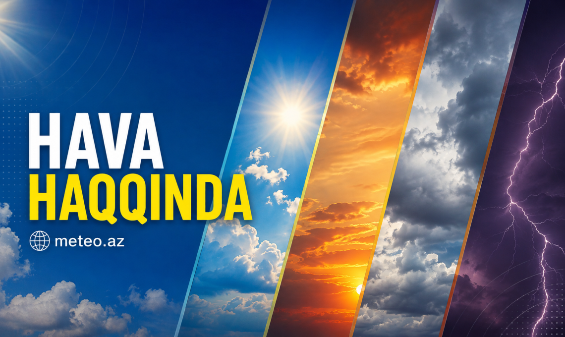 Havada toz müşahidə olunur